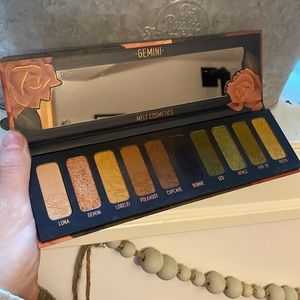 Gemini Palette by Melt Cosmetics - green and brown eyeshadow